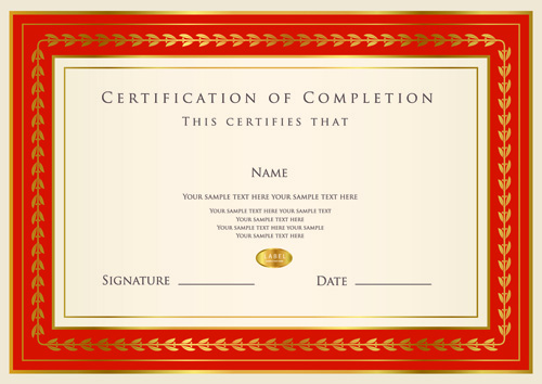Best Certificates design vector set 09