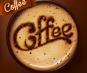 Romantic Coffee Labels design vector 03