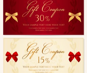 Coupon design elements vector 01
