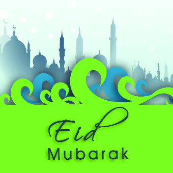 Eid Mubarak style background 06