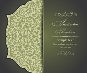 Floral Vintage backgrounds vector 02