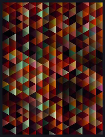 Geometric shapes Dark backgrounds vector 05
