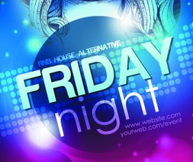 Fashion Party Girls design vector 04