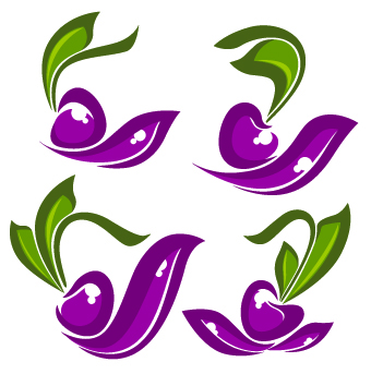 Creative Green Leaf logos vector 05