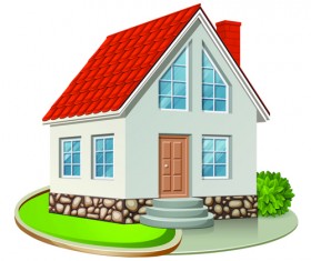 Different Houses design elements vector 03