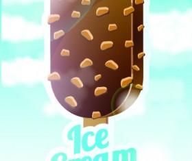 Ice cream design template vector 02