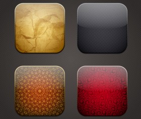 Vintage Food Applicaion Icons vector 02