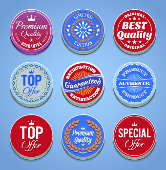 Vintage Label and badges design elements 10