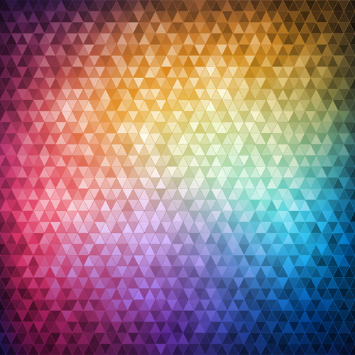 Mosaic Neon backgrounds vector 03