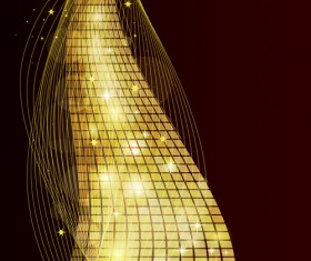 Mosaic Neon backgrounds vector 04