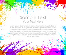 Happy holi Paints backgrounds 04