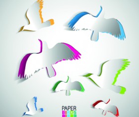 Paper design elements vector 01