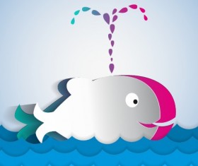 Paper design elements vector 02