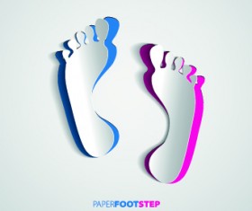 Paper design elements vector 05