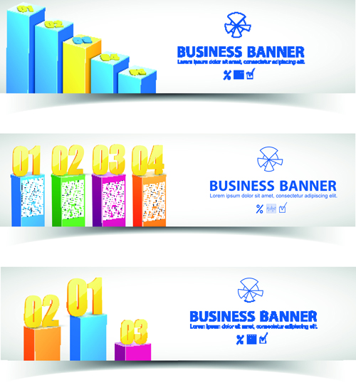 Retro Garbage Business banner vector 03