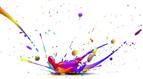 Splash paint Effect vector 01