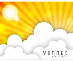 Beautiful Summer beach background 03