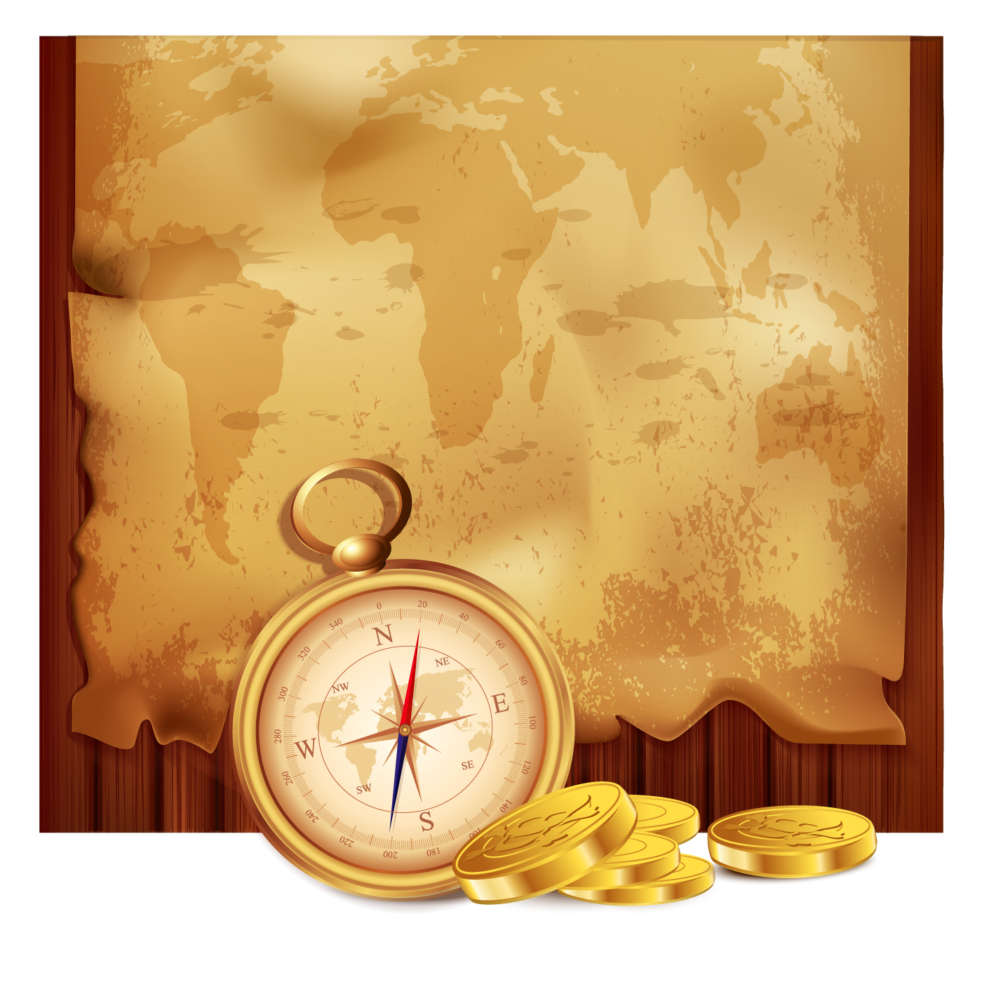 Old map and compass backgrounds 01