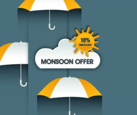 Umbrella discounts design elements 04