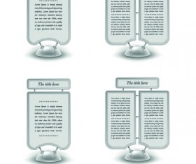 Modern banner web design elements vector 01