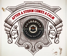 Vintage labels design vector set 03