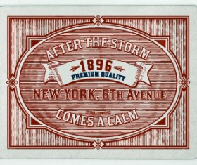 Vintage labels design vector set 04