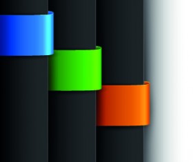 Creative Curled arrows design vector 04