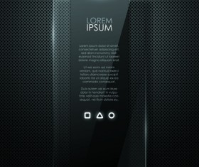 Transparent Glass shapes backgrounds 06