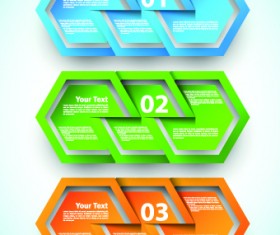 Abstract Creative banners vector set 05