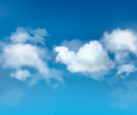 Vector Blue Sky design elements 02