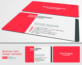 Classic business cards design vector 01