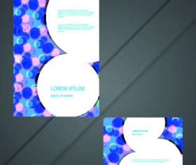 Cards and brochure design elements vector 01