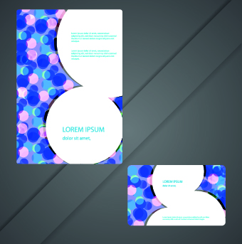 Cards and brochure design elements vector 01