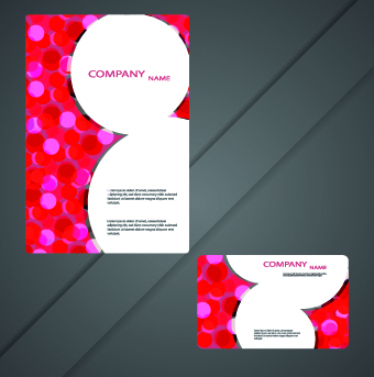 Cards and brochure design elements vector 05