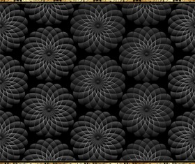 Classic Floral background vector 05