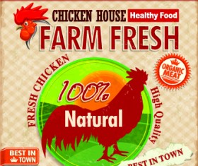 Creative Food poster design vector 03