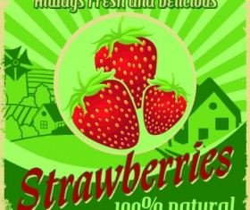 Creative Food poster design vector 09