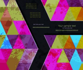 Garbage geometric background 04