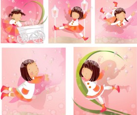 Green decorative frame vector