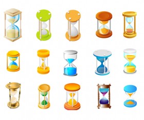 An hourglass icon vector vector