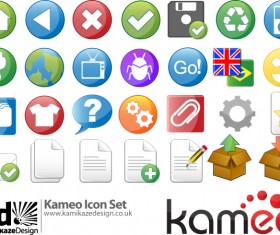 KAMEO icon vector vector