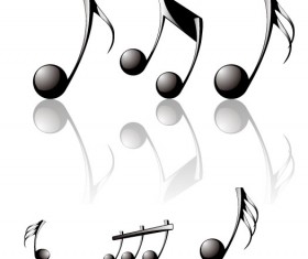 Stereo note icon vector