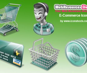 Shopping icon vector vector