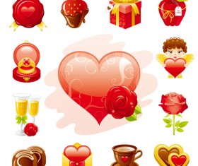 Love art Icon vector