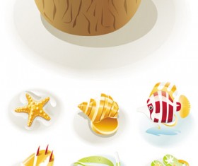 seaside tourism Icon vector