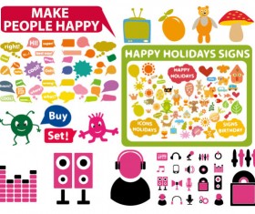 cute style icon vector