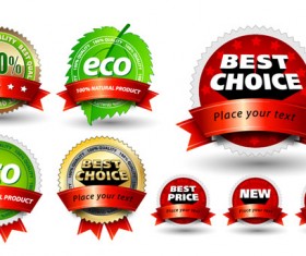 Beautiful Badge Icon vector