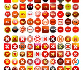 error Creative icons vector