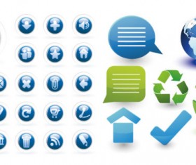 Blue note icon vector