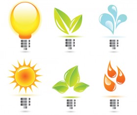 Creative lighting Icon vector